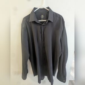 Black Button-Up Shirt by Dorss